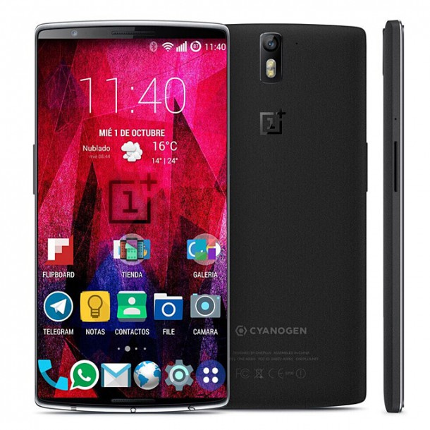 A képre kattintva a gyár első zászlóshajója, a Oneplus One mutatkozik meg